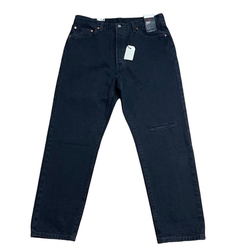 LEVI'S JEANS 501 HIGH RISE MOM JEANS 80'S STYLE SIZE 34 X 29 100% COTTON TAPERED
